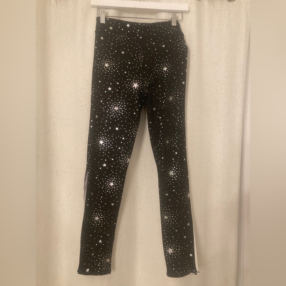 Black with silver stars running/ yoga/ disco pants!